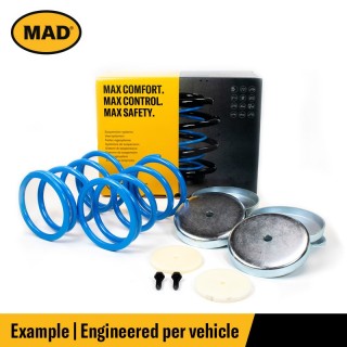 Kit Ressort PEUGEOT BOXER 2007+ AL-KO X250 / X290 Set Ressorts auxiliaires Arriere essieu passe sous les longerons