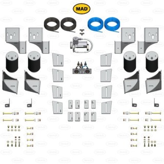KIT Suspension Pneumatique Arriere pour PEUGEOT BOXER AL-KO 2006+ avec Compresseur et Panneau de Controle Standard