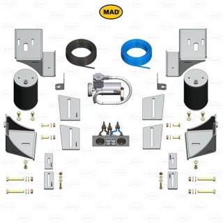 KIT Suspension Pneumatique Arriere pour PEUGEOT BOXER AL-KO 2006+ avec Compresseur et Panneau de Controle Standard