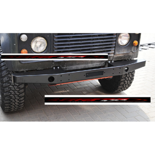 PARE CHOC AVANT LAND ROVER DEFENDER 90 110 130  ACIER modele sans climation