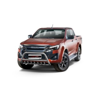 PARE BUFFLE ISUZU D MAX 2024 AUJOURD'HUI HOMOLOGUE INOX  GRILLE