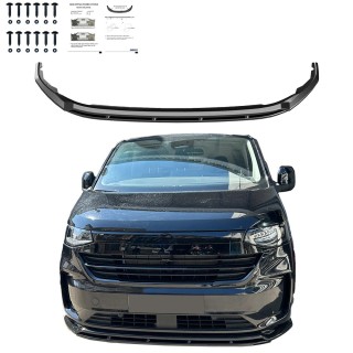 Spoiler Avant VOLKSWAGEN TRANSPORTER T7 2025 AUJOURD'HUI ABS Noir Design1