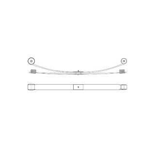 Lame ressort 2+1 pour IVECO DAILY 2000+  Arriere 0019