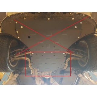 PROTEGE CARTER AUDI Q7 2015 2025 BOITE DE VITESSES ACIER 2 mm - AccessAuto4x4