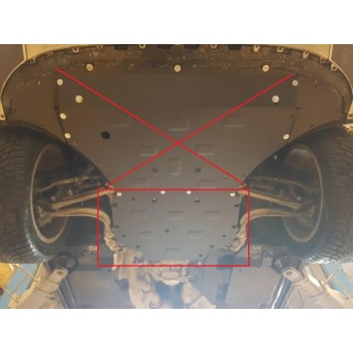 PROTEGE CARTER AUDI Q8 2018 2025 BOITE VITESSES ACIER 2 mm