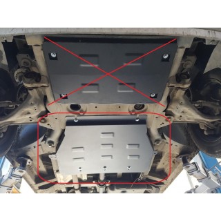 PROTEGE CARTER MERCEDES BENZ VITO 4x2 2003 2014 BOITE VITESSES ACIER 2 mm