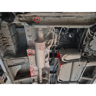 PROTEGE CARTER RENAULT MASTER 2024 AUJOURD'HUI CATALYSEUR Systeme Stop and Go ACIER 2 mm - AccessAuto4x4