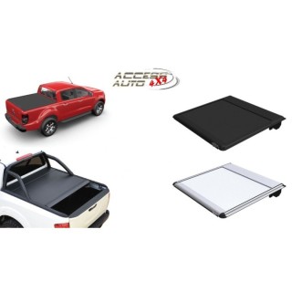 COUVRE BENNE FORD RANGER LIMITED XLT DOUBLE CABINE 2016 2022 RIDEAU COULISSANT avec rails (rainure en T)