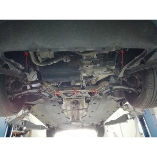 PROTEGE CARTER SEAT ATECA 2016 2025 MOTEUR BV RADIATEUR ACIER 2 mm