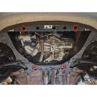 PROTEGE CARTER SUZUKI IGNIS 2016 2025 MOTEUR BV RADIATEUR ACIER  2 mm