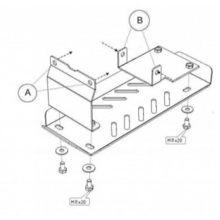 PROTEGE CARTER SUZUKI S-CROSS 2013 2021 DIFFERENTIEL ACIER  2 mm