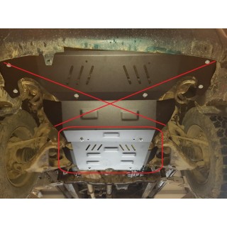 PROTEGE CARTER TOYOTA HILUX 2005 2015 BV BOITE TRANSFERT FAP ACIER 3 mm