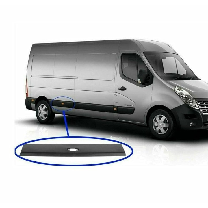 Baguette d'aile arriere droite apres porte origine RENAULT MASTER 2010+ REF 768F30003R Baguette d'aile arriere droite apres porte origine RENAULT MASTER 2010+ REF 768F30003R