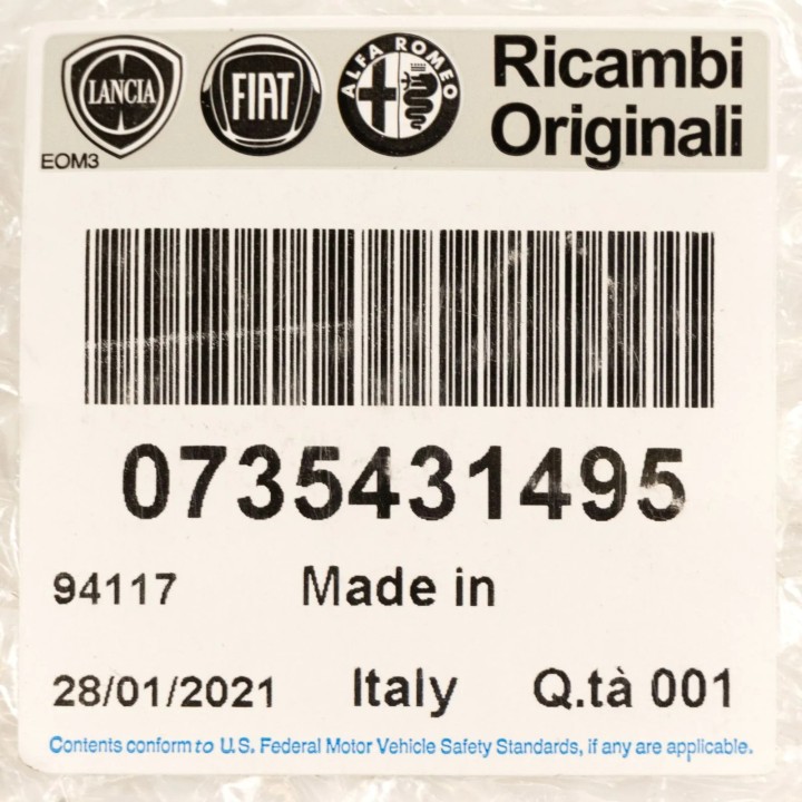 Angle Pare chocs arriere gauche origine Fiat Ducato Type 250 sans porte 270° Peugeot Boxer Citroen Jumper REF 735431495 - Access