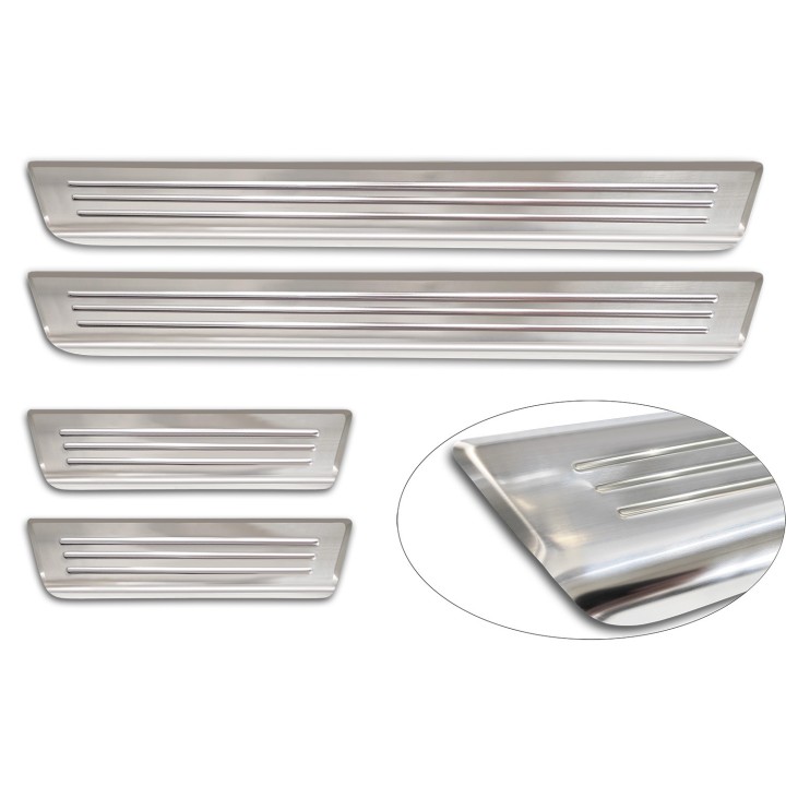 Seuils Portes MG ZS 2024 aujourd'hui INOX  POLI 4 pieces Seuils Portes MG ZS 2024 aujourd'hui INOX  POLI 4 pieces