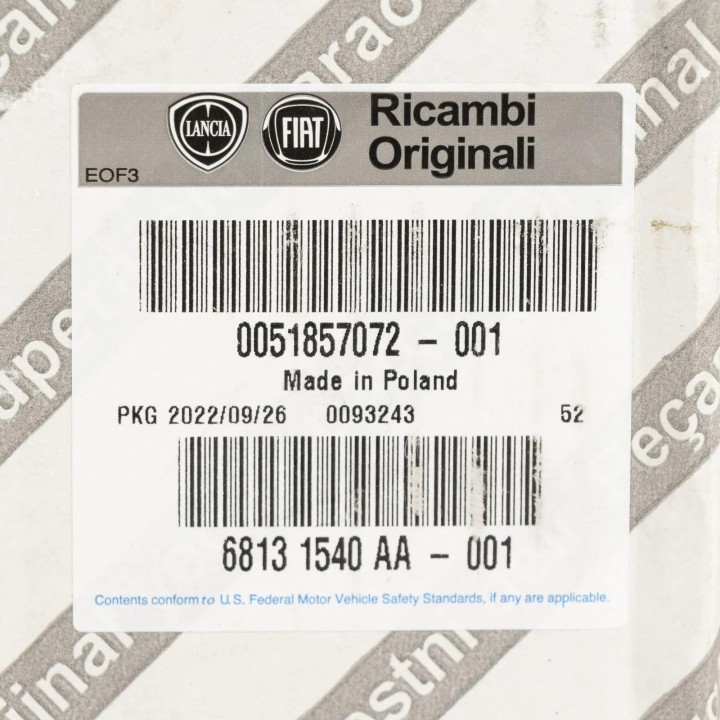 Fusée arriere droit origine Fiat 500 1.4 Abarth 500 REF 51857072 Fusée arriere droit origine Fiat 500 1.4 Abarth 500 REF 51857072