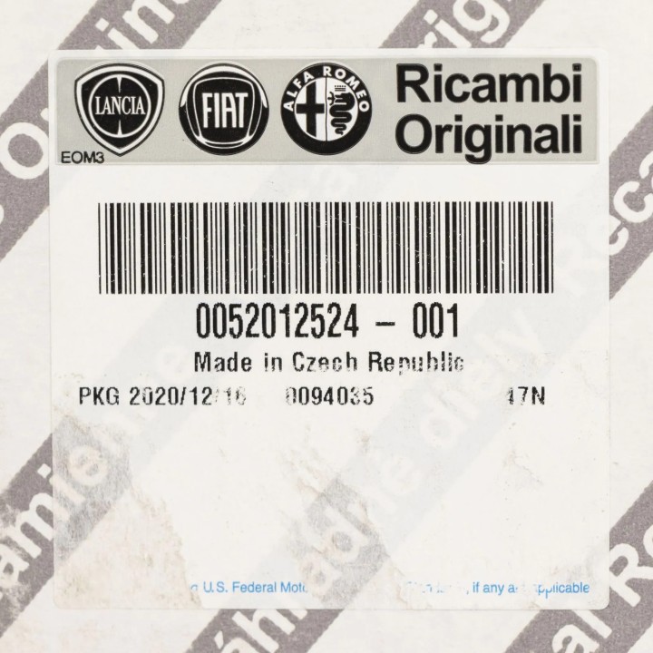 Pompe à carburant electrique origine Fiat Punto 2013-2018 REF 52012524 Pompe à carburant electrique origine Fiat Punto 2013-2018 REF 52012524