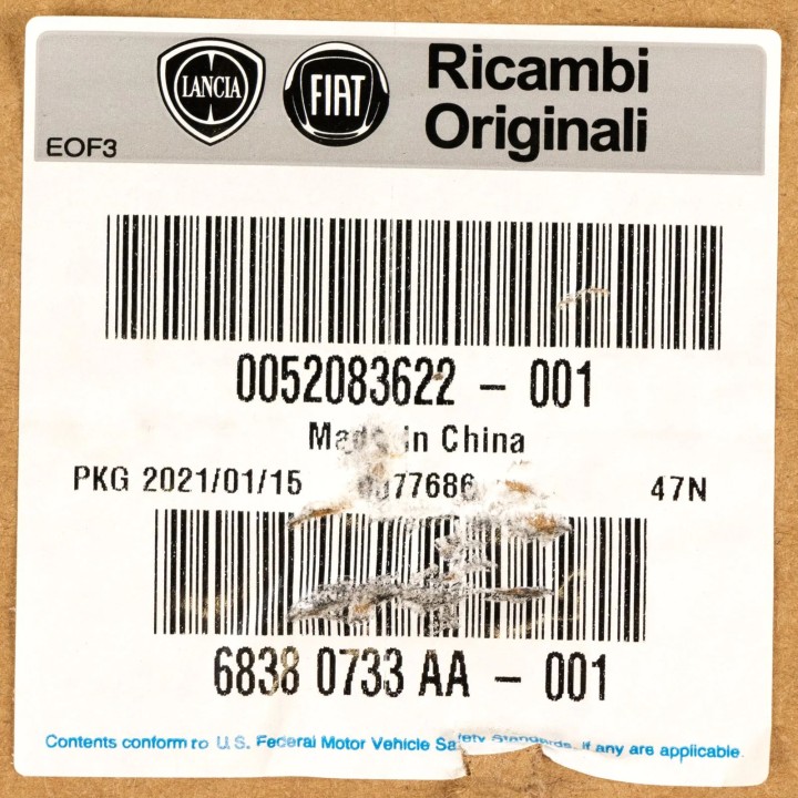 Jante Aluminium Fiat Tipo Type 356 2015+ 7,5 J x 18" S-Design origine