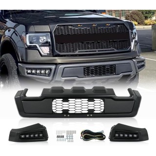 Pare Choc avant FORD F150  2009 2014 RAPTOR Style avec leds