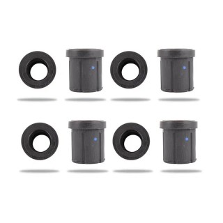 SILENTBLOCS CAOUTCHOUC JUMELLES TOYOTA HILUX 2005+ (kit de 4)