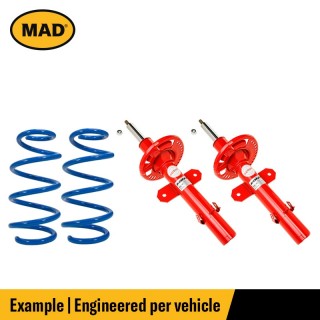 Set Amortisseur Avant FORD TRANSIT 270/350 traction avant 2014 AUJOURD'HUI Set KONI Special Active  ressorts renforcés