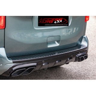 Diffuseur ARRIERE PEUGEOT TRAVELLER STANDARD 2024 AUJOURD'HUI Duplex Design Noir