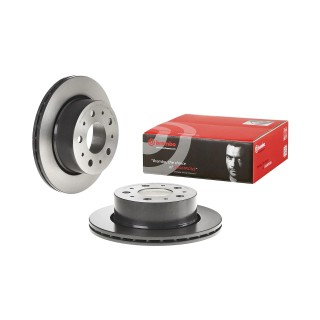 Disque frein arriere Fiat Ducato 250 / 251 17Q Light 15 / 16 pouces Peugeot Boxer Citroën Jumper ventilé BREMBO REF 51957511