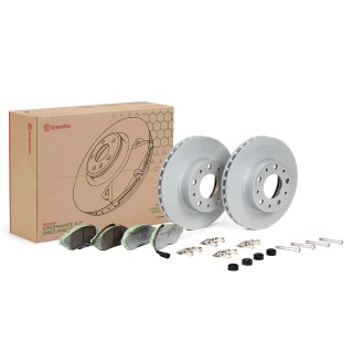 Kit Disque frein avant Citroën Jumper Fiat Ducato Peugeot Boxer 2006+ 3300kgs BEYOND LINE Brembo REF 51848621