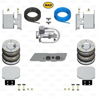 KIT Suspension Pneumatique Arriere pour NISSAN NV400 RWD roues jumelées avec Compresseur Panneau Specifique