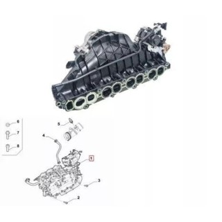 Collecteur admission origine Fiat 500X 2018+ 1.0 Fiat Tipo EGEA 2020+ 1.0 Jeep Renegade 2018+ 1.0 REF 73504596