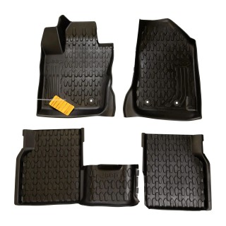 Tapis de sol en caoutchouc noir origine Jeep Compass 2017+ REF K82214651AC