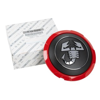 Capuchon de moyeu Scorpion origine Abarth 500 2008+ REF 52039524