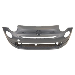 Pare-chocs avant apprêté noir origine Fiat 500 de l'année 2015 REF 735657231