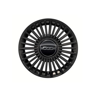 Jante Aluminium Fiat 500 Techno électrique 2020+ Chromé Foncé 6.0 JX 16" d'origine jante unité REF 50290267