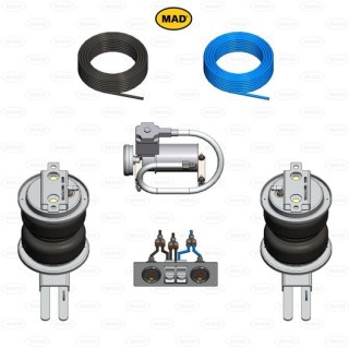 KIT Suspension Pneumatique Arriere pour ISUZU D-MAX 2002 2012 4x4 avec Compresseur Panneau Specifique