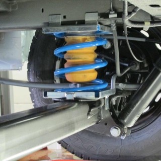 KIT Ressort FORD TRANSIT CUSTOM 330/340 2013 2023 SET Ressorts Renforcés 400kgs+  2 pieces ARRIERE + 20/25mm