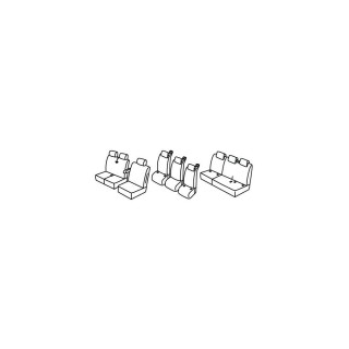 Housses siege auto FORD TOURNEO CUSTOM 9 places 2023 AUJOURD'HUI