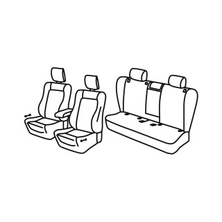 Housses siege auto VOLKVO V90 BREAK 2016 AUJOURD'HUI