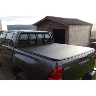 BACHE TOYOTA HILUX 2016 2025 DOUBLE CABINE AVEC PORTE ECHELLE BACHE SOUPLE