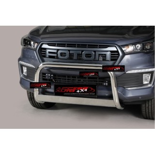 DEFENSA DELANTERA FOTON TUNLAND G7 2023 HOY HOMOLOGADA BARRA DE REFUERZO PLANA - AccessAuto4x4