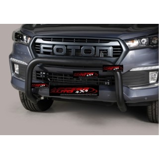 DEFENSA DELANTERA FOTON TUNLAND G7 2023 HOY HOMOLOGADA 76mm NEGRO - AccessAuto4x4