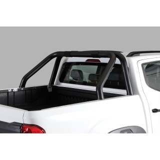 ROLL BAR MAXUS T60 MAX 2025 AUJOURD'HUI INOX DOUBLE BARRES NOIR 76mm