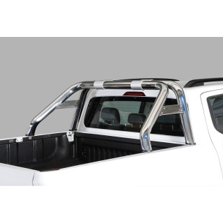 ROLL BAR MAXUS T60 MAX 2025 AUJOURD'HUI INOX DOUBLE BARRES 76mm avec traverses