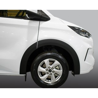 Ensanchador de aleta FORD TOURNEO CUSTOM Long 2024 HOY SET Delantero Trasero ABS Negro 1 puerta lateral izquierda - AccessAuto4x