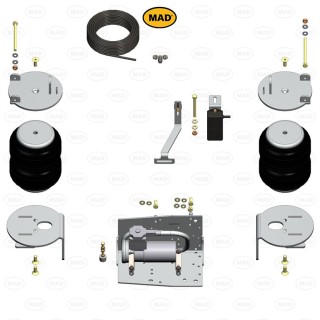 KIT Suspension Pneumatique Arriere pour TOYOTA HILUX 2016 AUJOURD'HUI avec Systeme Smartair