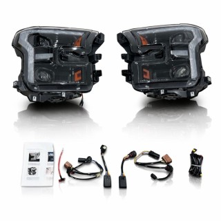 FORD F150 2015 2017 Full Led Black Edition Headlight Set 2 pieces