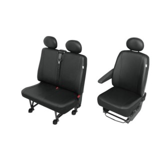Car Seat Cover RENAULT MASTER 2024 TODAY faux leather 3 FRONT SEATS