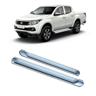 side steps FIAT FULLBACK 2015 2020 Double cab OEM Style Gray