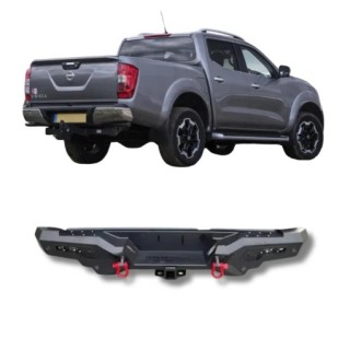 Parachoques trasero NISSAN NAVARA NP300 2016 2022 Acero con LEDs