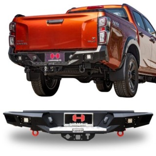 Parachoques trasero ISUZU D-MAX 2019 HOY Acero Hamer con LEDs